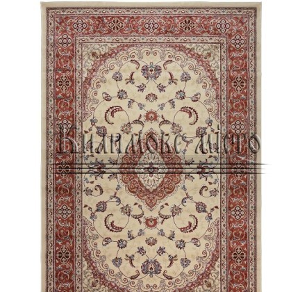High-density carpet Royal Esfahan 2222A Cream-Rose - высокое качество по лучшей цене в Украине.